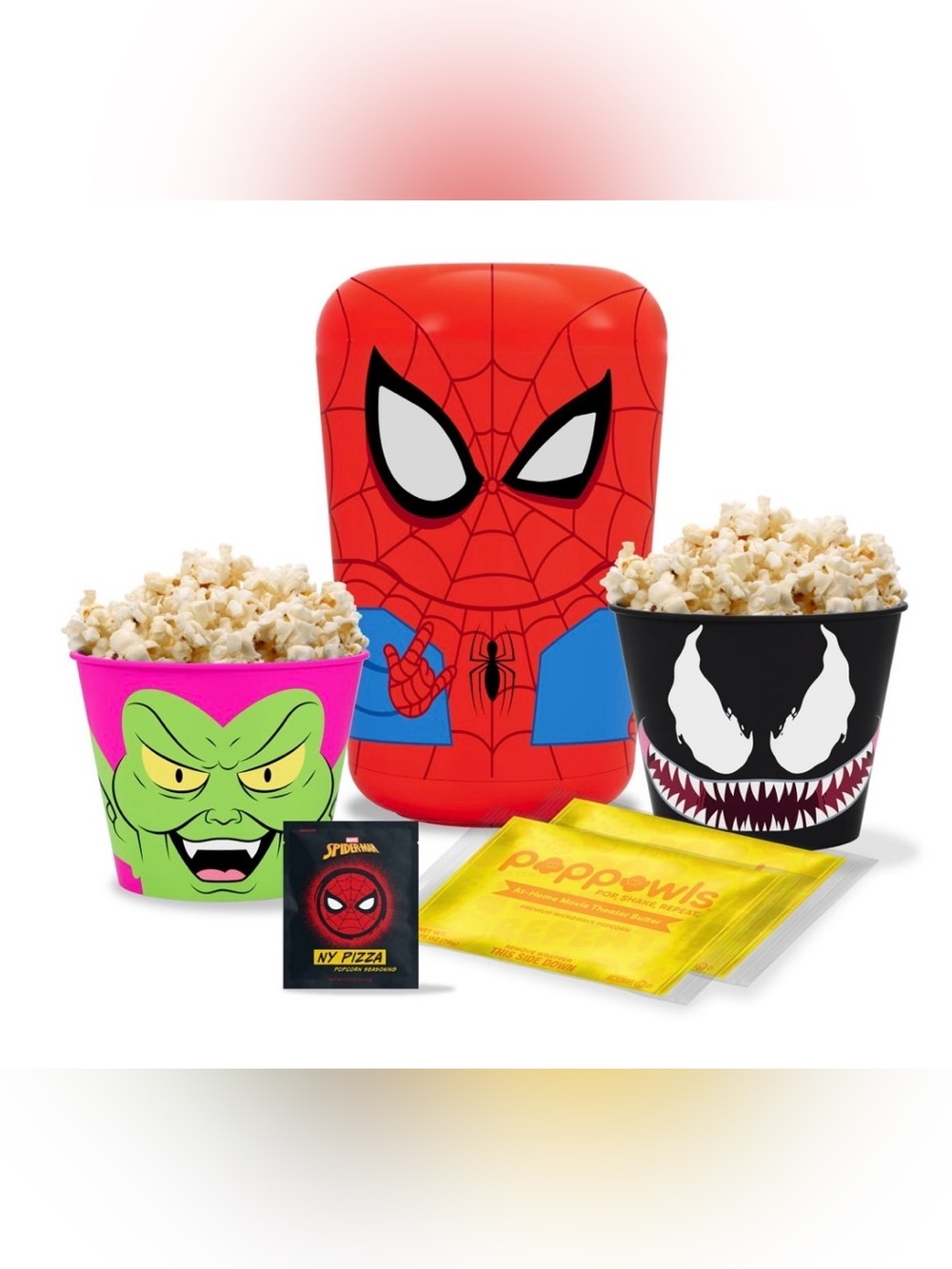 Popbowl Marvel Spider-Man Kit - Rare set with The Goblin and Venom
